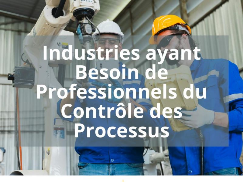 INDUSTRIES AYANT BESOIN DE PROFESSIONNELS DU CONTROLE DES PROCESSUS