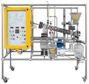 PILOT PLANT FOR SOLID-LIQUID EXTRACTION INCLUDING SOLVENT RECOVERY UNIT