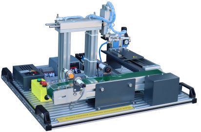 COMPUTER INTEGRATED MANUFACTURING TRAINER – PLC SIEMENS, HMI (7INCH), SCADA SOFTWARE