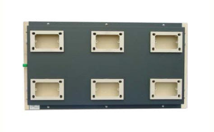 PANEL CON 6 CAJAS DE DERIVACION