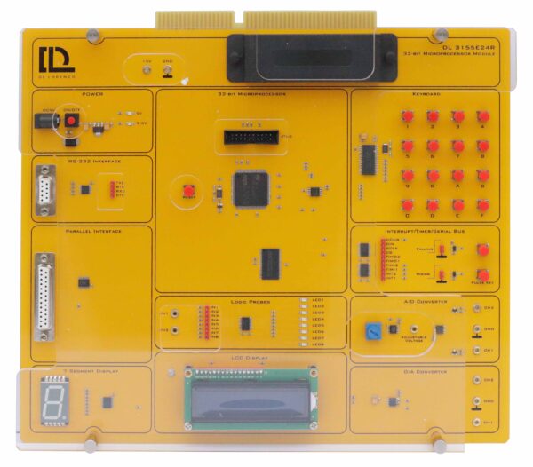 32 Bit Microprocessor Design 32 BIT MICROPROCESSOR MODULE - De Lorenzo Training & Didactical Equipment