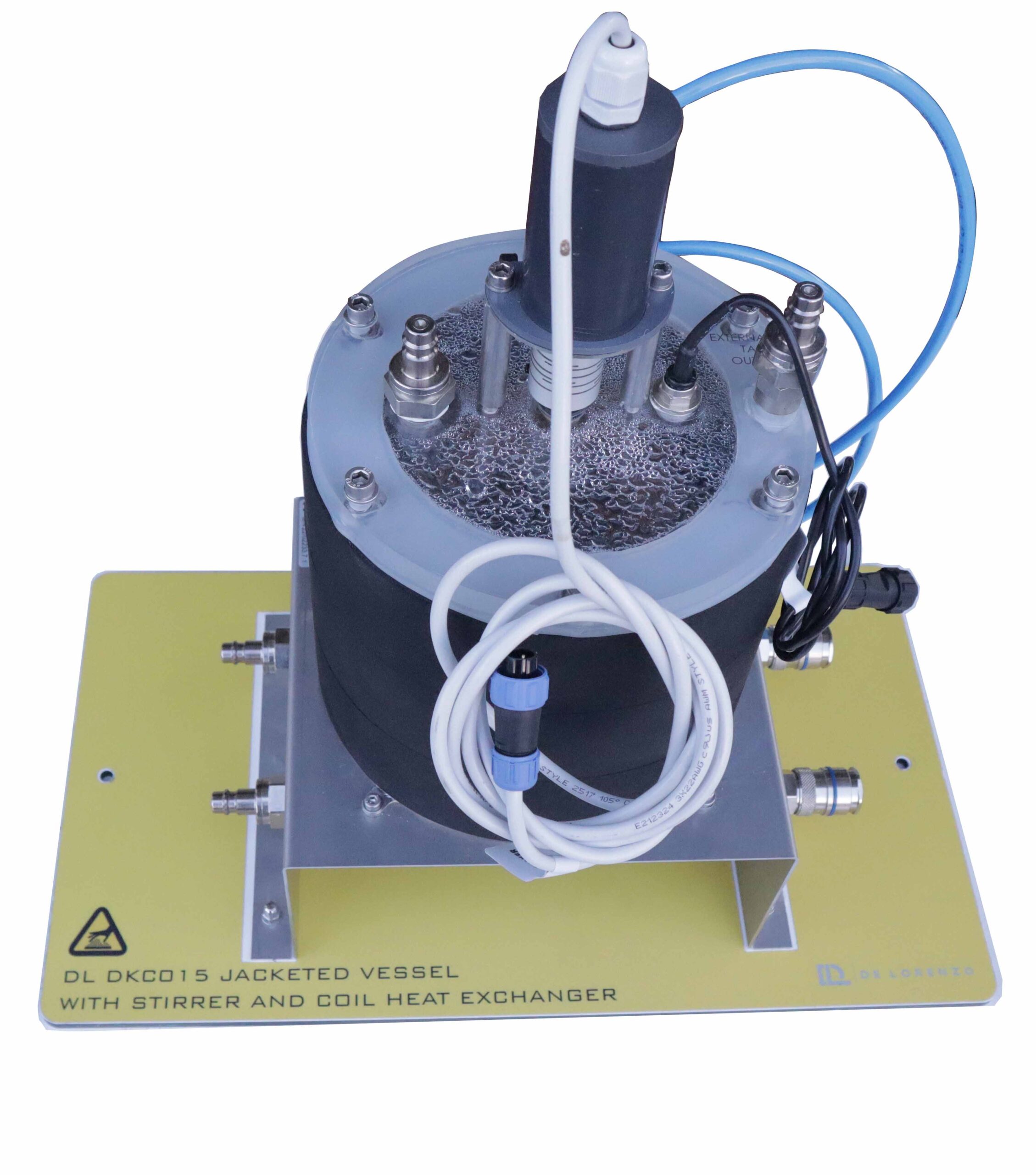 Diviser ROSETTA VESSEL KAEDE WSE’22 JACKETED VESSEL WITH STIRRER AND COIL HEAT EXCHANGER - De Lorenzo