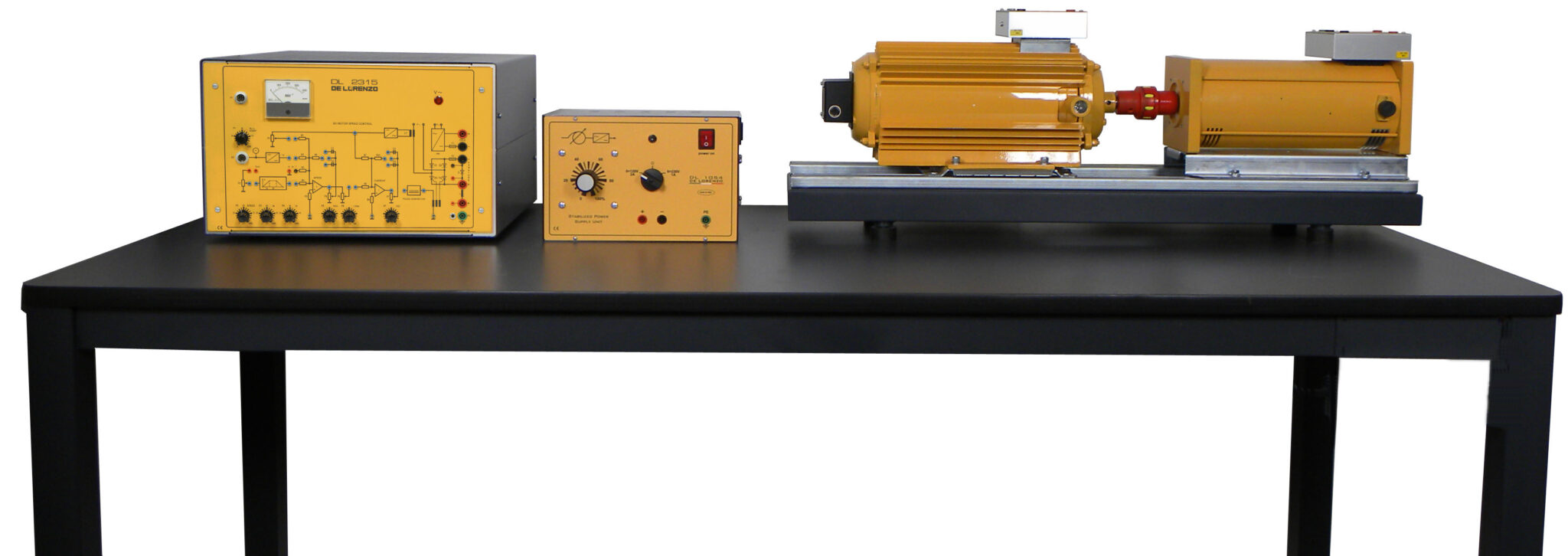 BENCH FOR THE STUDY OF SPEED CONTROL OF DC MOTORS (0,3 kW) - De Lorenzo ...