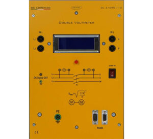 DOUBLE DIGITAL AC MULTI-RANGE VOLTMETER WITH SYNCHRONIZATION COMMAND