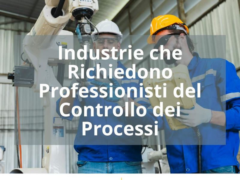 INDUSTRIE CHE RICHIEDONO PROFESSIONISTI DEL CONTROLLO DEI PROCESSI