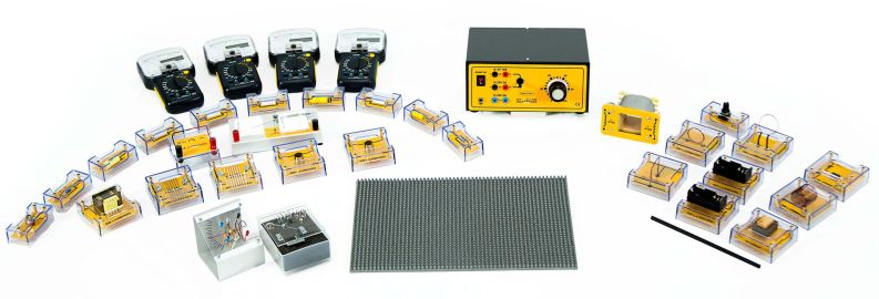 KIT PER ESPERIENZE DI ELETTROMAGNETISMO ED ELETTRICITA’ DI BASE