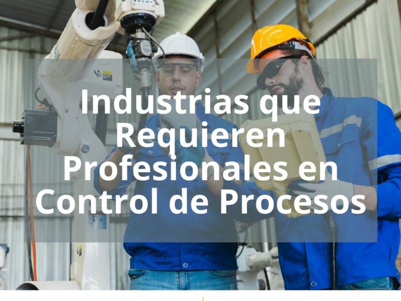 INDUSTRIAS QUE REQUIEREN PROFESIONALES EN CONTROL DE PROCESOS