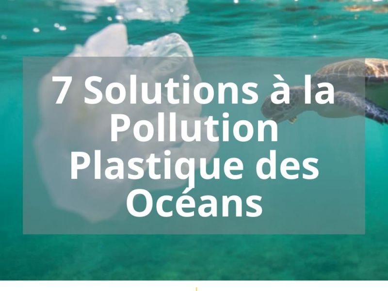 7 SOLUTIONS A LA POLLUTION PLASTIQUE DES OCEANS
