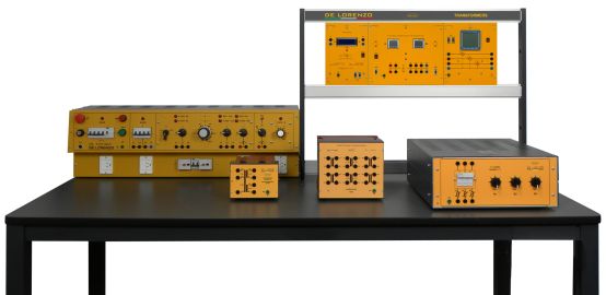 BANCO PER LO STUDIO DEL TRASFORMATORE MONOFASE E TRIFASE (0,3 kW)