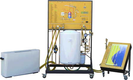 TRAINER FOR THE STUDY OF SOLAR THERMAL ENERGY WITH SIMULATED COLLECTOR