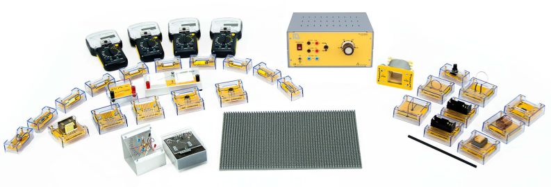 KIT PER ESPERIENZE DI ELETTROMAGNETISMO ED ELETTRICITA’ DI BASE
