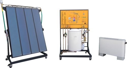 TRAINER FOR THE STUDY OF SOLAR THERMAL ENERGY  WITH REAL COLLECTOR