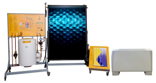 TRAINER FOR THE STUDY OF SOLAR THERMAL ENERGY WITH REAL AND SIMULATED COLLECTOR